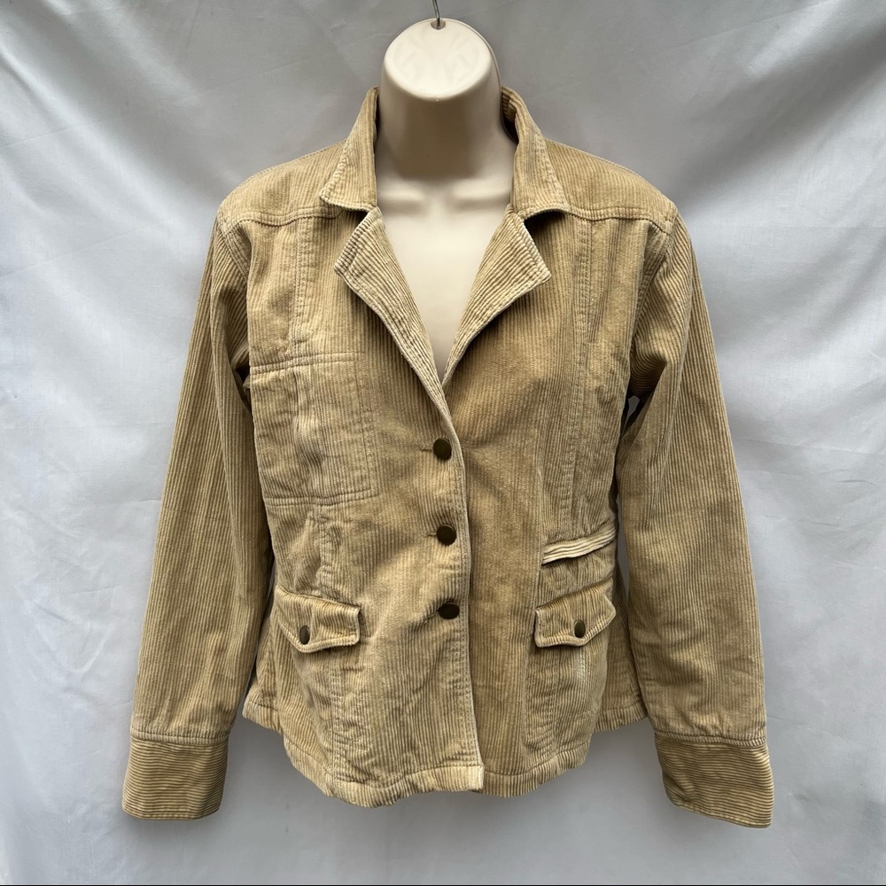 RAG Tan Corduroy Jacket - Size S